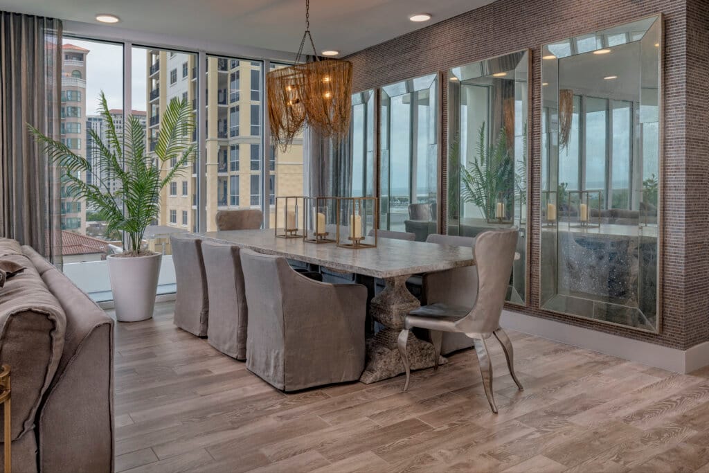 Modern South Florida living space showcasing seamless interior architecture and design execution.